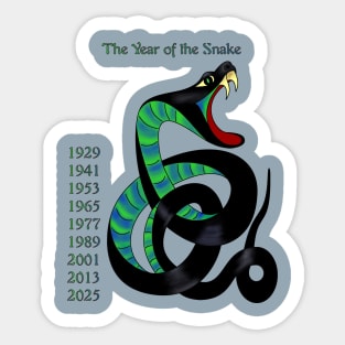 Chinese Snake Sticker